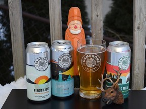 Cameron's Brewing in Oakville presents a trio of craft beer to pique the interest of those with more straightforward tastes. (BARBARA TAYLOR/THE LONDON FREE PRESS)