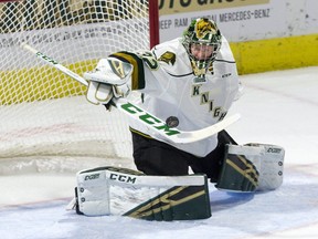 London Knights goalie Joseph Raaymakers. (File photo)