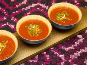 Tomato lime soup. (Mike Hensen/The London Free Press)