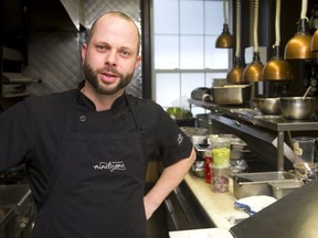 Executive chef Brandon Stewart of Windermere Manor's restaurant 91.  (Mike Hensen/The London Free Press)