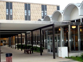 The Sarnia courthouse is shown in this file photo.