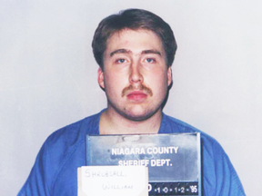 William Shrubsall's 1995 police mug shot.
