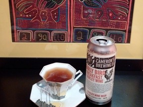 Cameron's Brewing of Oakville offers Early Bird Breakfast Barley Wine featuring maple syrup. It's a strong starter with an alcohol content of 11.8 per cent, or double that of many beers. (BARBARA TAYLOR, The London Free Press)