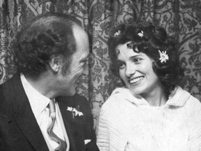Pierre Trudeau and Margaret Sinclair, 1971. (File photo)