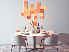 Nanoleaf Canvas light squares mount easily to non-porous surfaces with no drilling required.