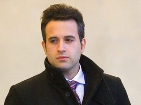 The Ontario Court of Appeal has ordered a new trial for Miguel Chacon-Perez, shown in a photo taken outside the London courthouse on Dec. 11, 2018. A jury convicted Chacon-Perez of second-degree murder in the stabbing death of Chad Robinson, 26, at a 2016 Christmas party at a London banquet hall. The appear court said Chacon-Perez was entitled to a new trial because the jury wasn’t given the assistance it requested from the trial judge to sort out the differing witness perspectives. (London Free Press file photo)