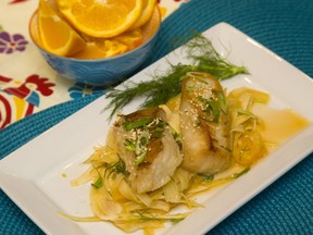 Cod with a fennel and orange slaw
(Mike Hensen/The London Free Press)