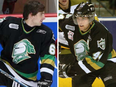 John Tavares, left, and Rob Schremp both played for the London Knights, though not together.