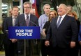 Ontario Premier Doug Ford is leaving little doubt his government will scrap plans for a multibillion-
dollar high-speed rail corridor between Toronto and Windsor. (Julie Oliver/Postmedia)