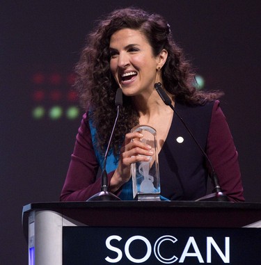 Laila Biali won the Juno for  Vocal Jazz Album of the Year in London, Ont. on Saturday March 16, 2019. Derek Ruttan/The London Free Press/Postmedia Network