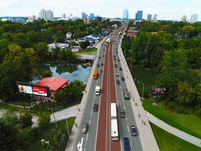 Wellington Road Bridge - looking north