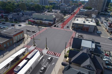 Richmond Street at Oxford Street East - looking south