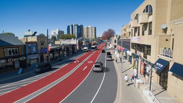 Richmond Street at Central Avenue - looking nort