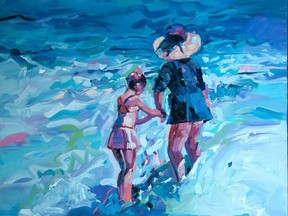 Dana Cowie's Brave Waves is among the offerings at the International Women's Day Group Exhibition on at Westland Gallery until March 23.