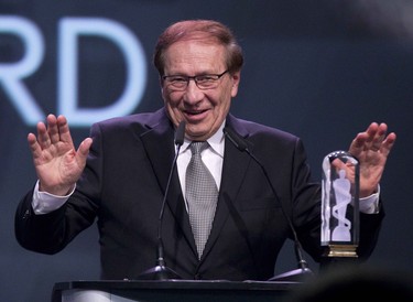 Duff Roman received the Walt Grealis  Special Achievement  Award for his decades of work at Toronto radio station Chum. Photo shot in London, Ont. on Sunday March 17, 2019. Derek Ruttan/The London Free Press/Postmedia Network