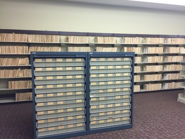 London Free Press files get new home at London Public Library on Dundas Street.