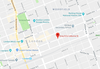 Google Maps: Red icon denotes location of King Street/Colborne Street intersection