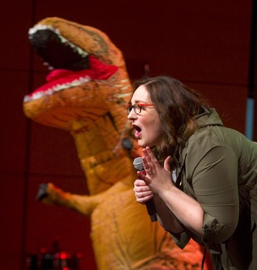 Beppie (Stephanie Nhan), a Juno nominee for children's album of the year, performs at the Wolfe Performance Hall on Saturday March 16, 2019 at the Junior Junos concert.
The family-friendly concert featured Beppie,  Sonshine and Broccoli and ended with the fan favourites Splash'N Boots.
Mike Hensen/The London Free Press/Postmedia Network