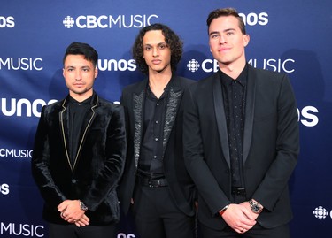 Loud Luxury on the red carpet at the Juno Awards in London, Ont. on Sunday March 17, 2019. Mike Hensen/The London Free Press/Postmedia Network