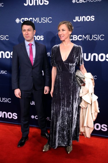 Patrick O'Callaghan on the red carpet at the Juno Awards in London, Ont. on Sunday March 17, 2019. He's nominated for classical album of the year.  Mike Hensen/The London Free Press/Postmedia Network