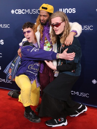 Aquaculture on the red carpet at the Juno Awards in London, Ont. on Sunday March 17, 2019. Mike Hensen/The London Free Press/Postmedia Network