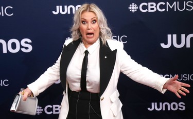 Jann Arden at the 2019 Junos  in London, Ont.  Photograph taken on Sunday March 17, 2019.  Mike Hensen/The London Free Press/Postmedia Network