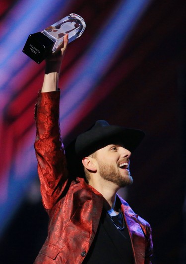 Brett Kissel won the country album of the year award at the 2019 Junos in London, Ont.  Photograph taken on Sunday March 17, 2019.  Derek Ruttan/The London Free Press/Postmedia Network