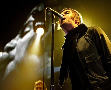Liam Gallagher was in full voice as he and his brother Noel brought their band Oasis to a long-awaited show at the John Labatt Centre last night.