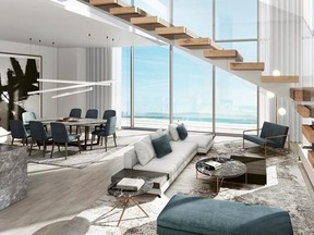 Light-coloured flooring will subtly make a room feel more spacious, and luminous, says architectural designer Elina Cardet.  (Perkins+Will Dubai/The Associated Press)