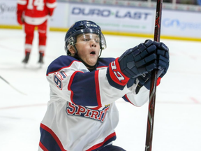 Cole Perfetti (photo: Saginaw Spirit/OHL)