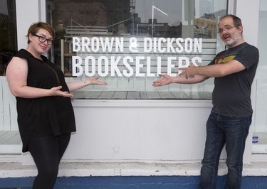 Vanessa Brown and Jason Dickson are opening a book store at the former Novack's location. The store will open on October 1.  (File photo)