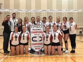 Saunders win OFSAA AAA volleyball. (OFSAA via Twitter)