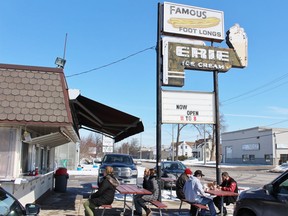 Customers wait for food at the Erie Street drive-in restaurant on Friday March 8, 2019 in Stratford, Ont. Terry Bridge/Stratford Beacon Herald/Postmedia Network