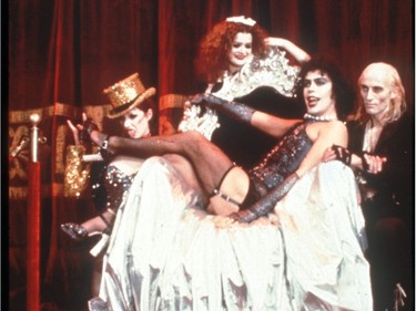 Actor Tim Curry from the movie The Rocky Horror Picture Show.