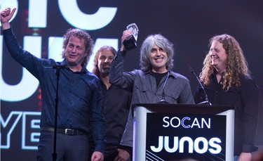 Voivod  won the Juno for metal/hard music album of the year in London, Ont. on Saturday March 16, 2019. Derek Ruttan/The London Free Press/Postmedia Network