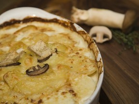 Potato mushroom gratin (Derek Ruttan/London Free Press)