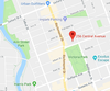 Google Maps: Red icon denotes the location of 256 Central Ave. in downtown London.