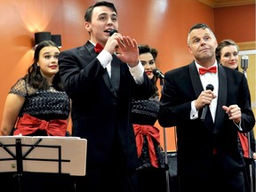 Rick Kish, right, helps put together concerts for local audiences, including his annual Crooner Christmas concerts. (Postmedia Network file photo)