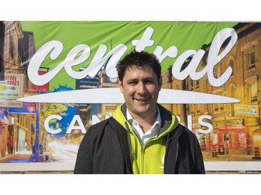 Chris Comrie opens London's first legal pot shop Monday April 1, 2019 at 666 Wonderland Rd. Derek Ruttan/The London Free Press