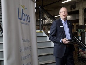 Steve Bolton, chief executive of Libro Credit Union, said the London-based financial institution is pleased with its performance in 2021. (Derek Ruttan/The London Free Press)