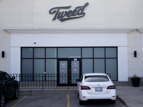 A cannabis retailer called Tweed will soon be open at 1025 Wellington Road South in London, Ont. Photo taken on Wednesday April 24, 2019. Derek Ruttan/The London Free Press/Postmedia Network