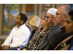 An interfaith service for the Sri Lankan Easter attacks at St. Aidan's Anglican Church on Thursday drew politicians, leaders from Jewish, Muslim, Anglican, Roman Catholic faiths as well as the London Sri Lankan community. (Mike Hensen/The London Free Press)