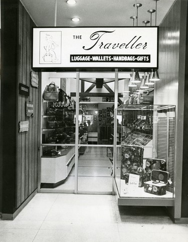 Travellers store in Wellington Square Mall, 1966.  (London Free Press files)