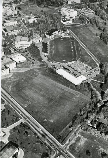Site of UWO sports complex, 1973. (London Free Press files)
