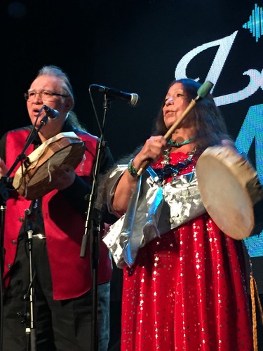 The territorial acknowledgement was welcomed by Dan and Mary Lou Smoke Sunday at Forest City London Music Awards. Mary Lou received a lifetime achievement award this year for her contributions to music and the community. (JOE BELANGER, The London Free Press)