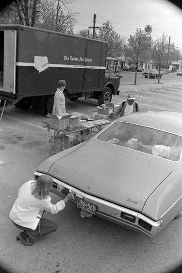 Shunpiker Tour, May 12, 1971. (London Free Press files, Weldon Archives)