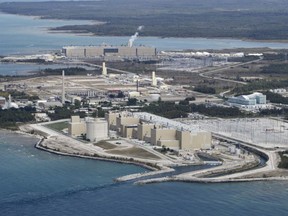 An aerial view of the Bruce Power site in Kincardine, Ontario. (CNW Group/Bruce Power)