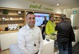 Omar Campos, retail operations manager at Ontario Cannabis Holdings Corp., poses inside Central Cannabis in London. (Derek Ruttan/The London Free Press)