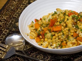 Roasted Cauliflower And Carrot Salad. (Mike Hensen/The London Free Press)