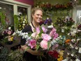 Kelly Kallis, vice-president of Forest of Flowers, is prepared Friday for Mother's Day, the chain's second busiest day of the year next to Valentine's Day. (Derek Ruttan/The London Free Press)